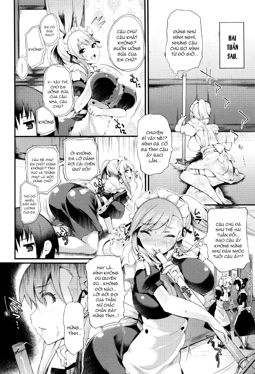 HentaiVN.net - Ảnh 6 - Sakusaku Meat Pie - Chap 3 - Hầu Gái Hứng Tình