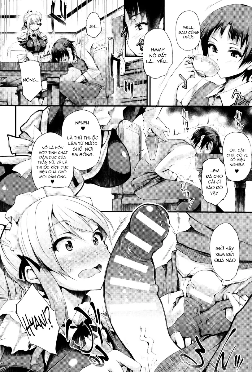 HentaiVN.net - Ảnh 8 - Sakusaku Meat Pie - Chap 3 - Hầu Gái Hứng Tình
