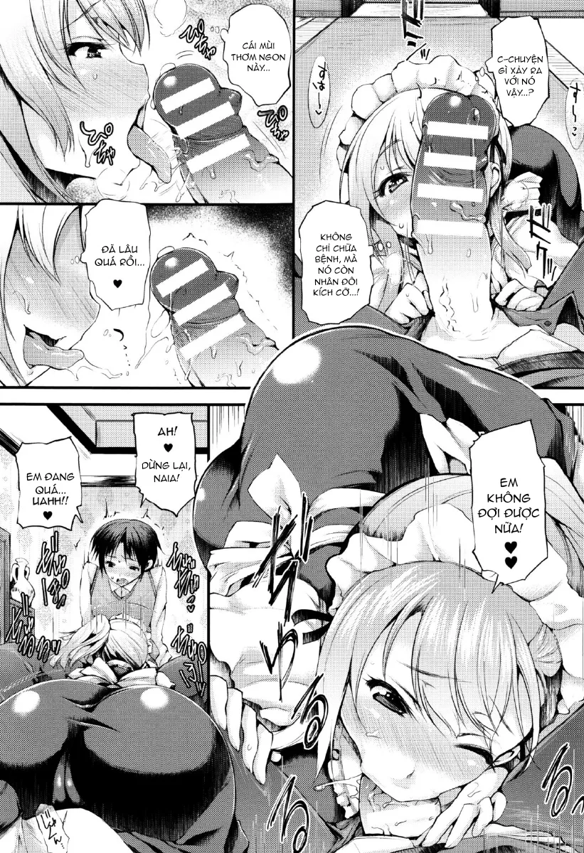 HentaiVN.net - Ảnh 9 - Sakusaku Meat Pie - Chap 3 - Hầu Gái Hứng Tình