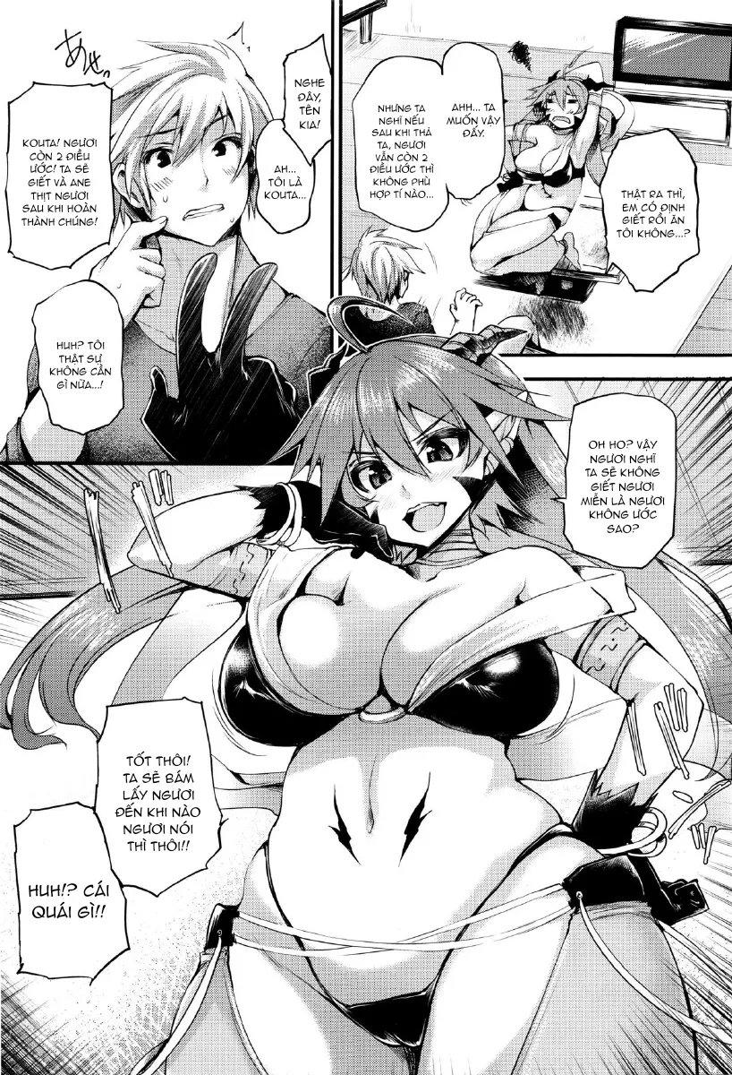 HentaiVN.net - Ảnh 3 - Sakusaku Meat Pie - Chap 9 - Thần đèn phiên bản Hentai