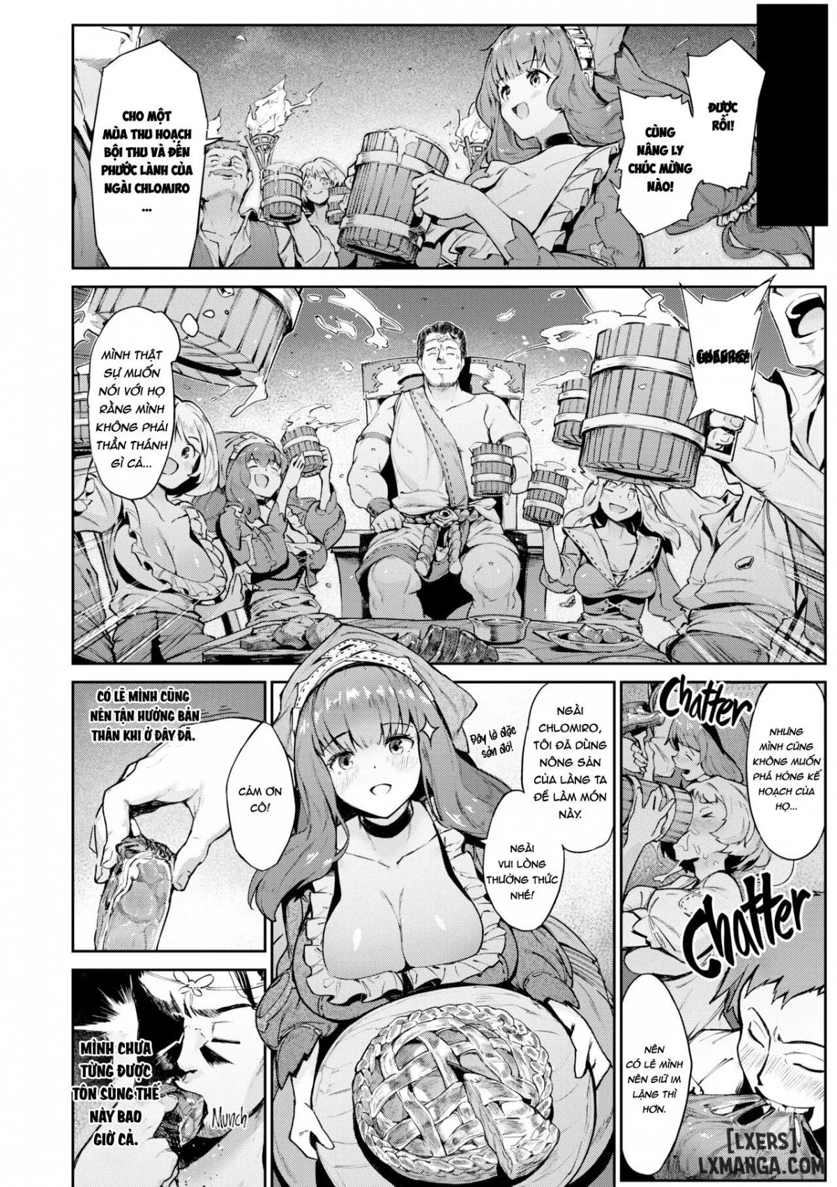 HentaiVN.net - Ảnh 6 - Sex Spree Saga: Isekai Sex Life Chronicle - Chap 5 - Night of the Harvest Festival