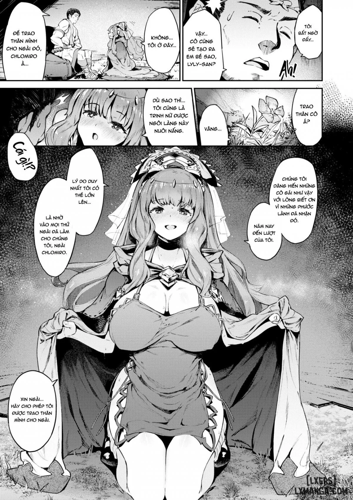 HentaiVN.net - Ảnh 9 - Sex Spree Saga: Isekai Sex Life Chronicle - Chap 5 - Night of the Harvest Festival