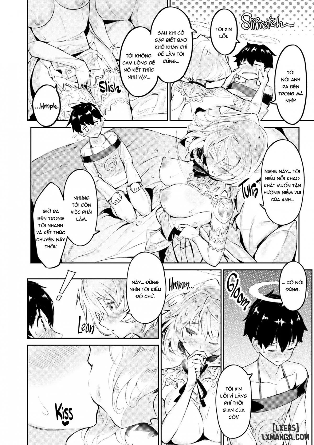 HentaiVN.net - Ảnh 14 - Sex Spree Saga: Isekai Sex Life Chronicle - Chap 6 - Angels Work