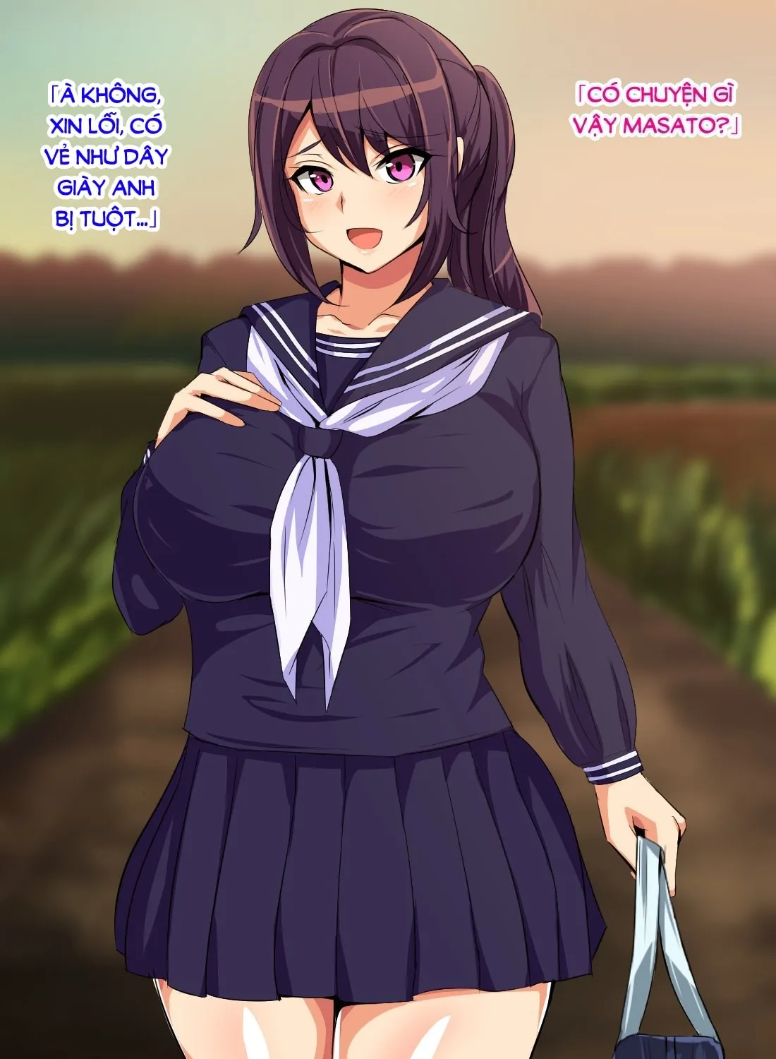 HentaiVN.net - Ảnh 3 - Tokai No Iro Ni Somaru Kanojo [She Is Dyed By The Color Of The City] - Chap 1