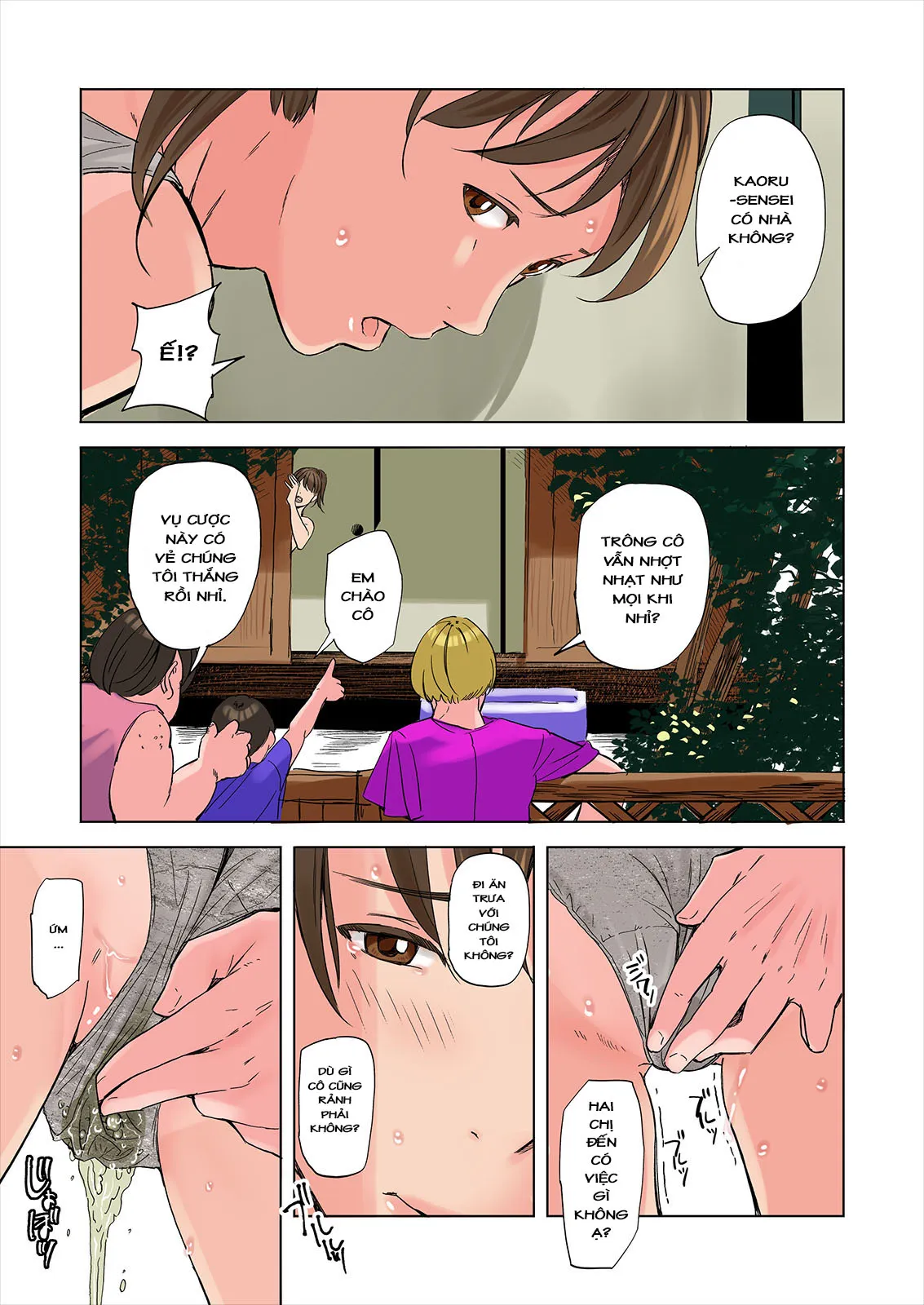HentaiVN.net - Ảnh 21 - Chuyện tôi bị chị gái và mẹ kế thằng bạn thân gạ địt 2 [Tomodachi no Gibo to Ane ni Yuuwaku Sareru Hanashi Kouhen, 友達の義母と姉に誘惑される話、後編] - Chap 1