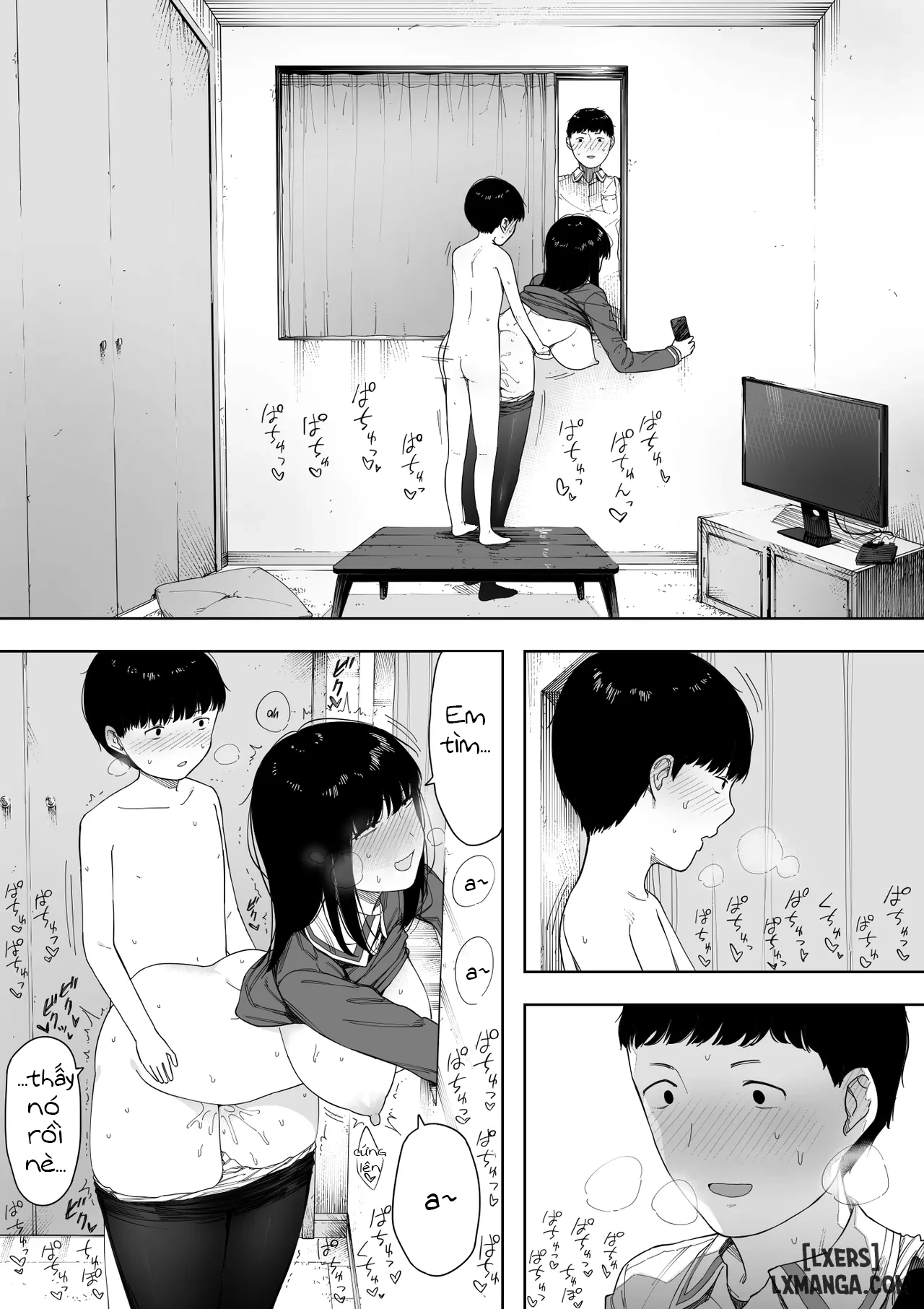 HentaiVN.net - Ảnh 22 - Himitsu no Kinshin Sex Daisuki Kyoudai - Oneshot