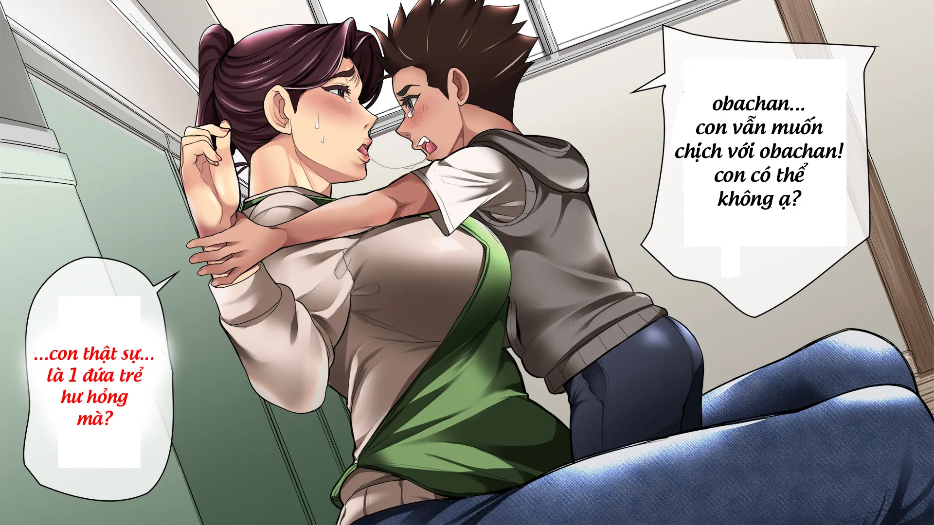 HentaiVN.net - Ảnh 17 - Kimottama Kaa-San Ga Onna No Kao O Miseru No Wa [Gutsy Mother Shows A Woman's Face] - Oneshot