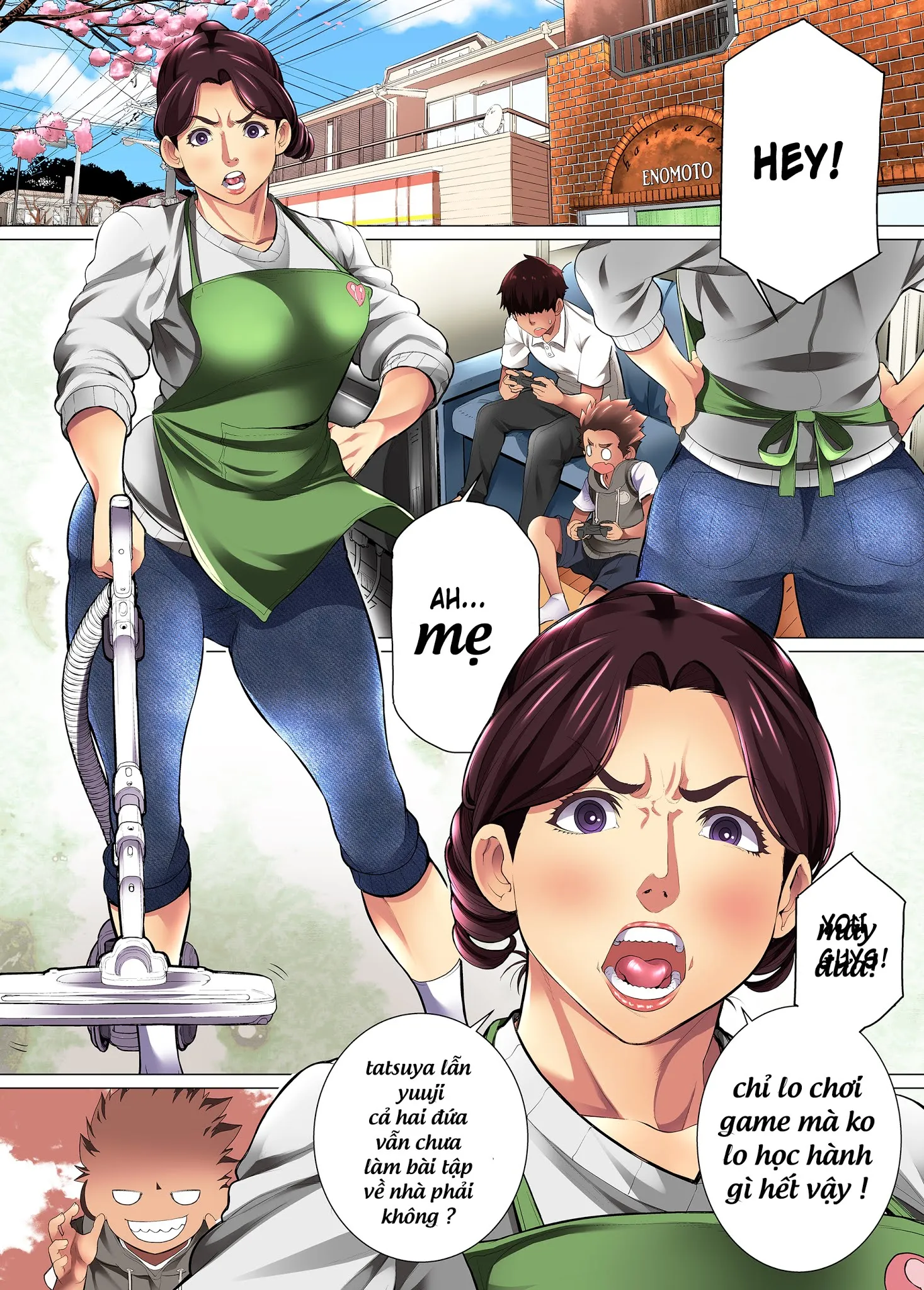 HentaiVN.net - Ảnh 3 - Kimottama Kaa-San Ga Onna No Kao O Miseru No Wa [Gutsy Mother Shows A Woman's Face] - Oneshot