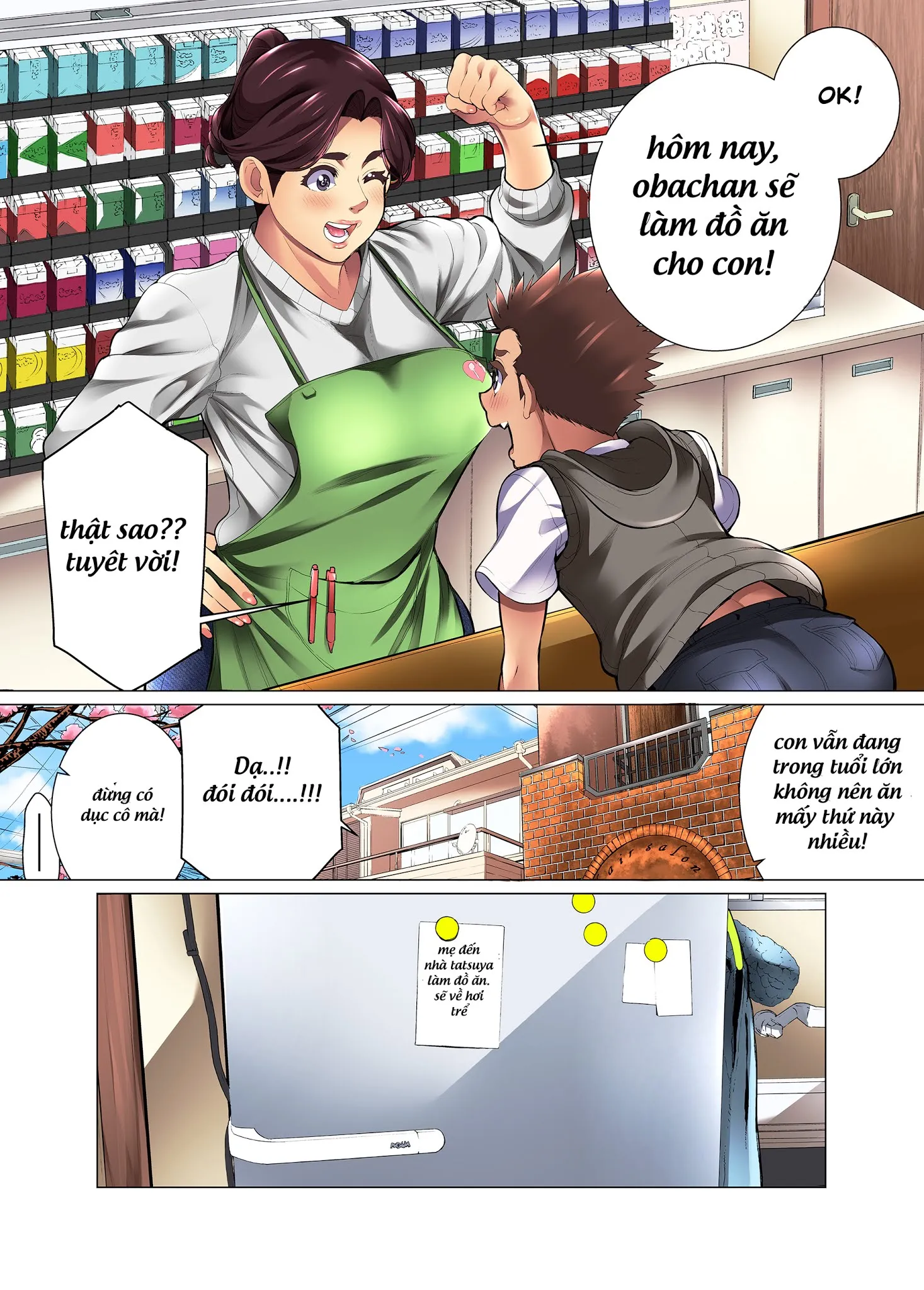 HentaiVN.net - Ảnh 9 - Kimottama Kaa-San Ga Onna No Kao O Miseru No Wa [Gutsy Mother Shows A Woman's Face] - Oneshot
