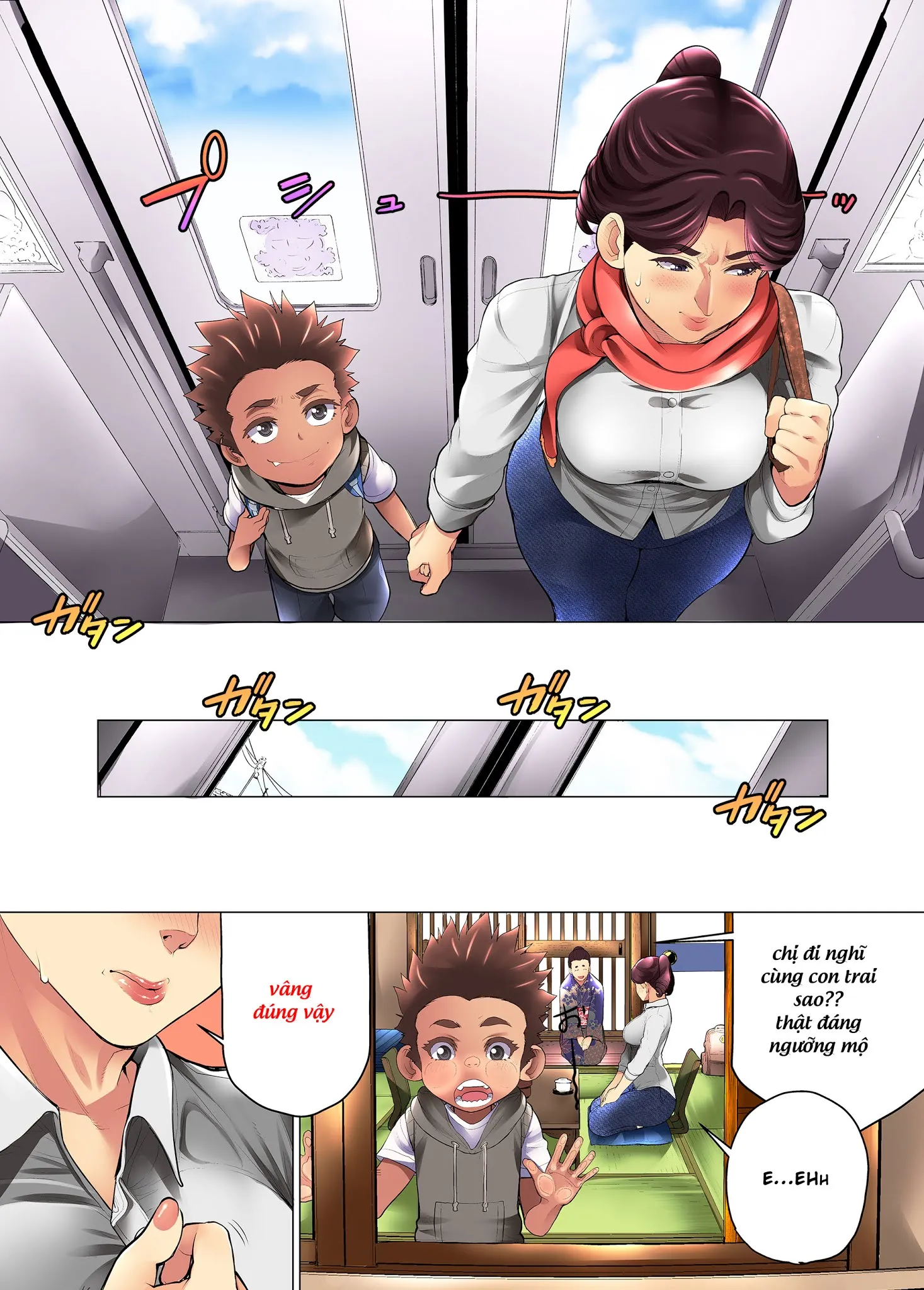 HentaiVN.net - Ảnh 92 - Kimottama Kaa-San Ga Onna No Kao O Miseru No Wa [Gutsy Mother Shows A Woman's Face] - Oneshot