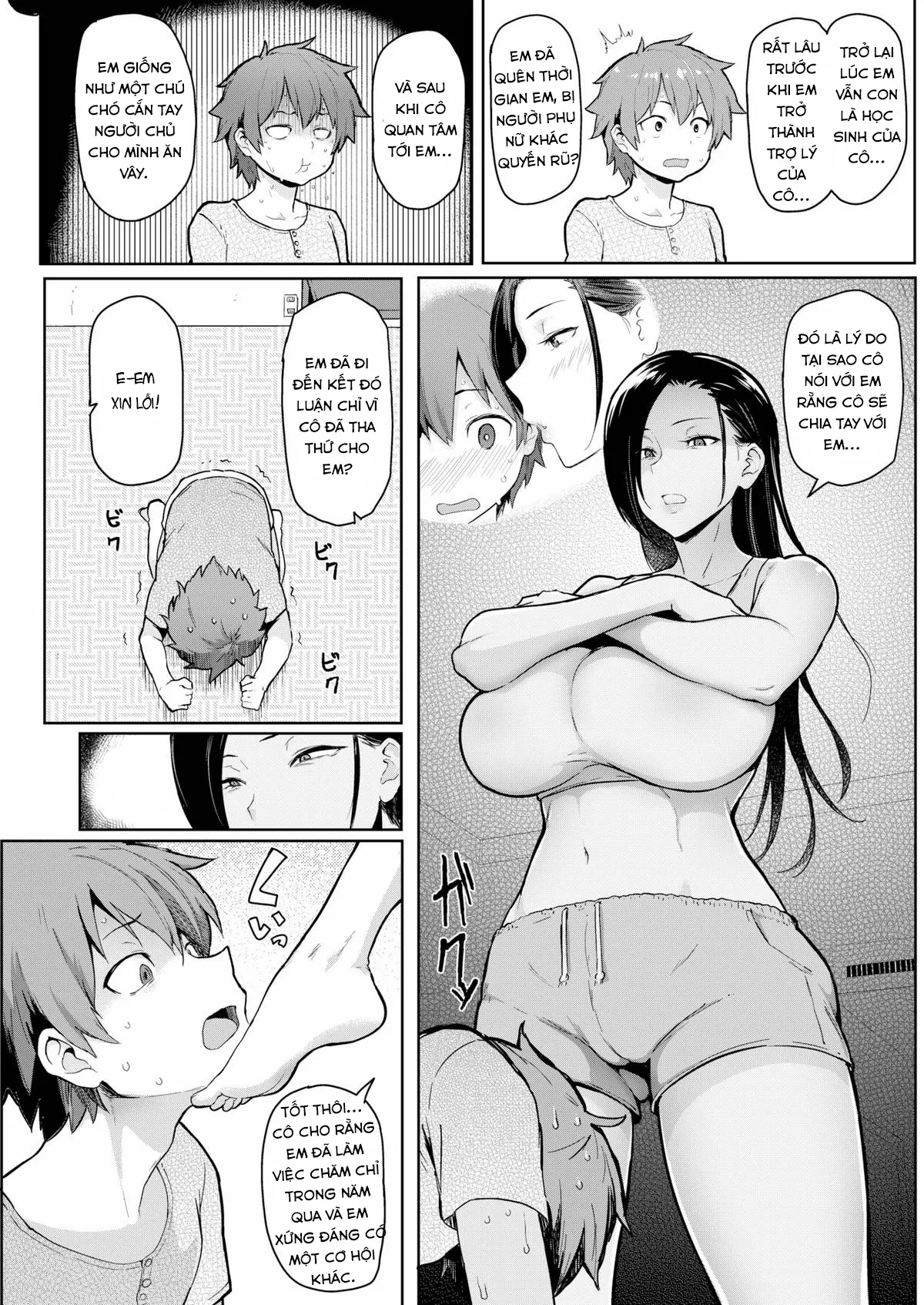 HentaiVN.net - Ảnh 8 - Sensei xinh đẹp của tôi - Chap 4