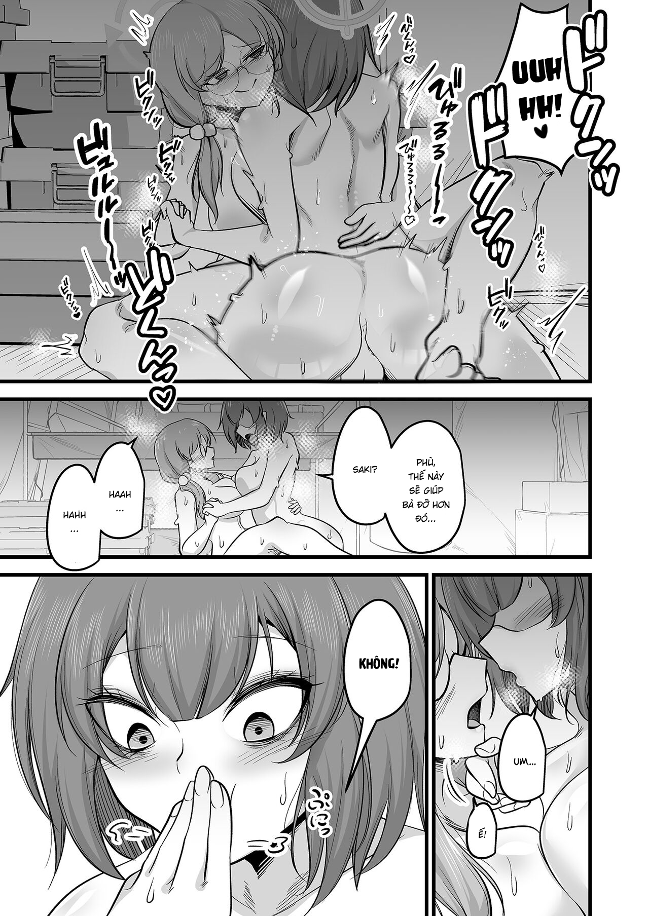 HentaiVN.net - Ảnh 25 - Chuyện tình kì lạ giữa Moe và Saki! (như chó với mèo!) - Yêu nhau lắm cắn nhau đau