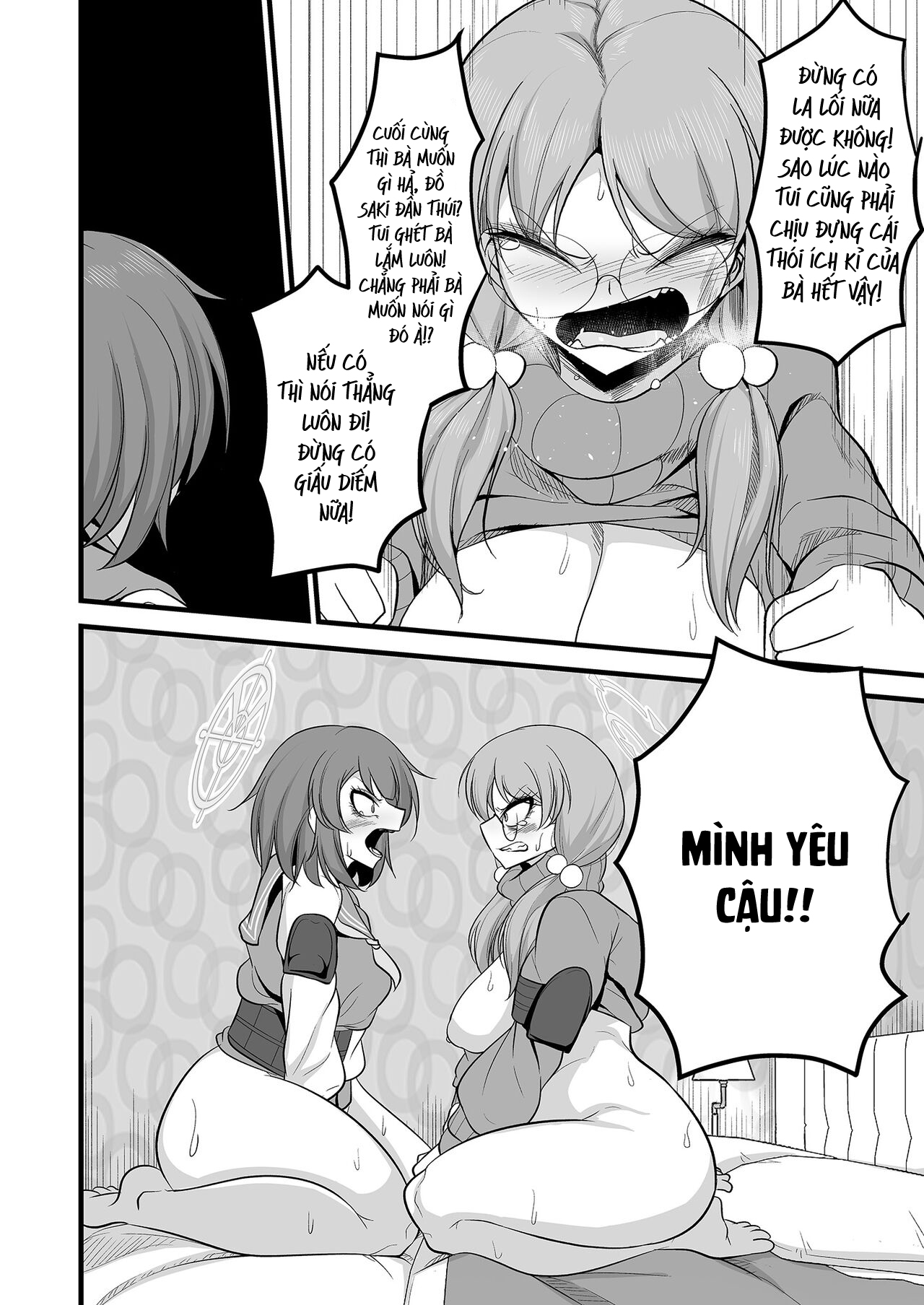 HentaiVN.net - Ảnh 36 - Chuyện tình kì lạ giữa Moe và Saki! (như chó với mèo!) - Yêu nhau lắm cắn nhau đau