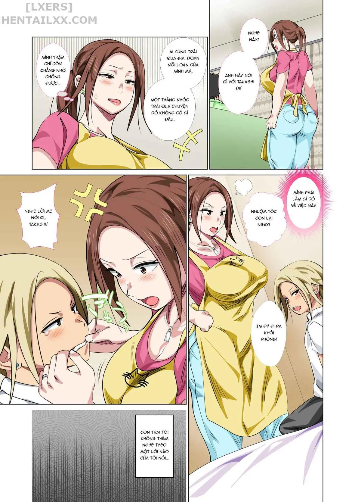 HentaiVN.net - Ảnh 6 - Rehabilitation of Delinquent Son by Short-tempered Mother’s Sweet Lovemaking [Okorinbo Mama no Amayakashi Sex de Furyou Musuko ga Kousei Shita Hanashi] - Chap 1