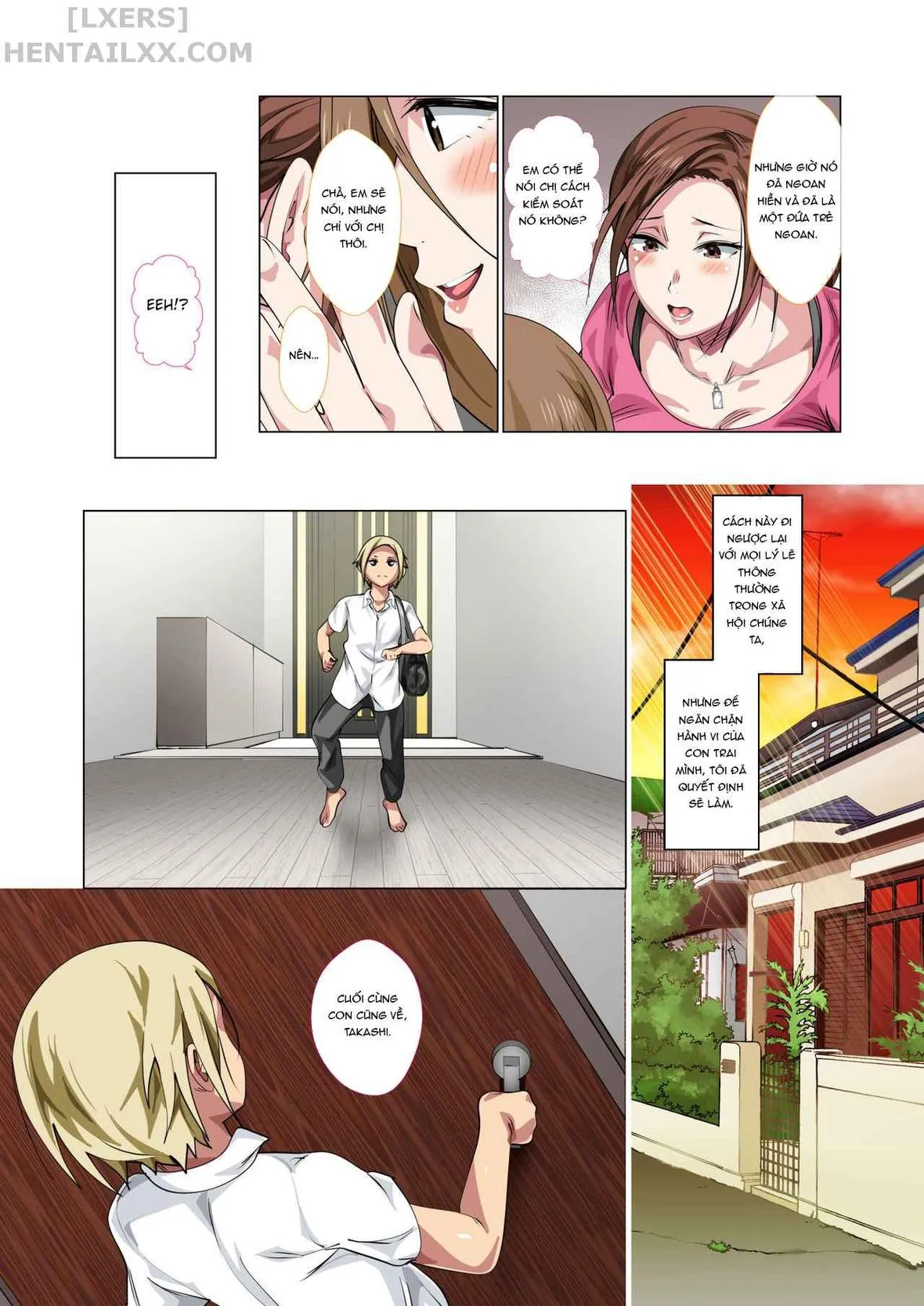 HentaiVN.net - Ảnh 8 - Rehabilitation of Delinquent Son by Short-tempered Mother’s Sweet Lovemaking [Okorinbo Mama no Amayakashi Sex de Furyou Musuko ga Kousei Shita Hanashi] - Chap 1