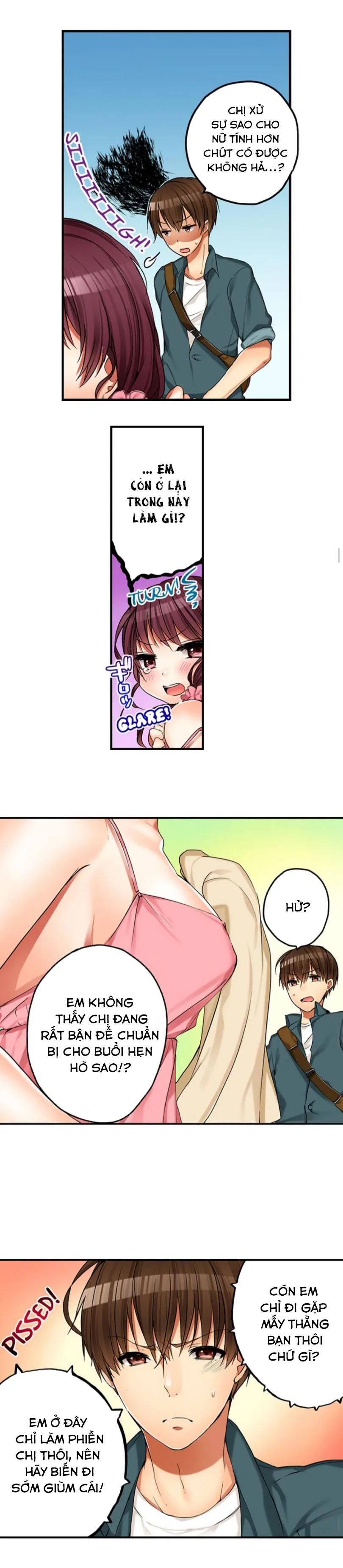 HentaiVN.net - Ảnh 4 - Chuyện Tình Giữa Tôi Và Cô Chị Không Cùng Huyết Thống! [I Did Naughty Things With My (Drunk) Sister] - Chap 1: Cô Gái Nơi Công Viên