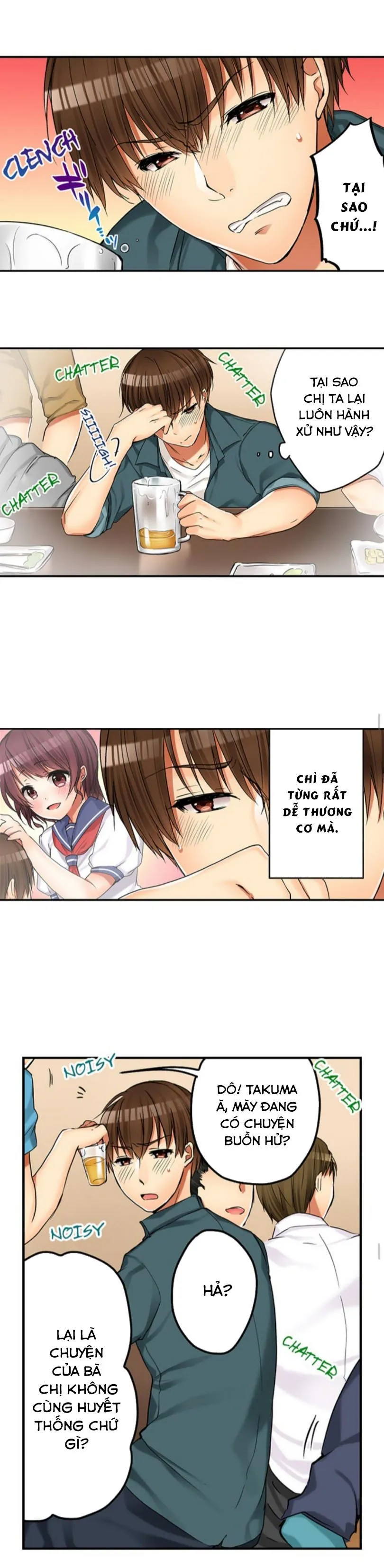HentaiVN.net - Ảnh 7 - Chuyện Tình Giữa Tôi Và Cô Chị Không Cùng Huyết Thống! [I Did Naughty Things With My (Drunk) Sister] - Chap 1: Cô Gái Nơi Công Viên