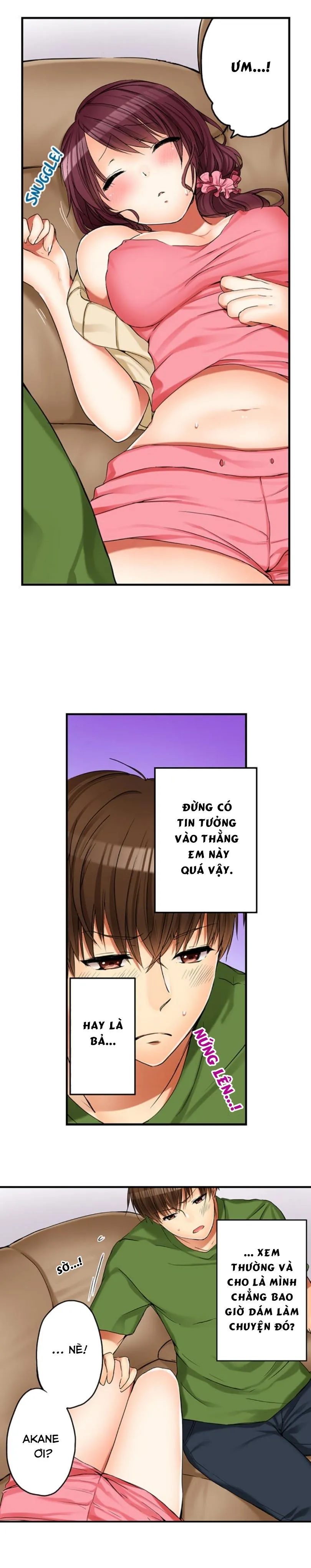 HentaiVN.net - Ảnh 12 - Chuyện Tình Giữa Tôi Và Cô Chị Không Cùng Huyết Thống! [I Did Naughty Things With My (Drunk) Sister] - Chap 2: Chị Gái Ngủ Quên