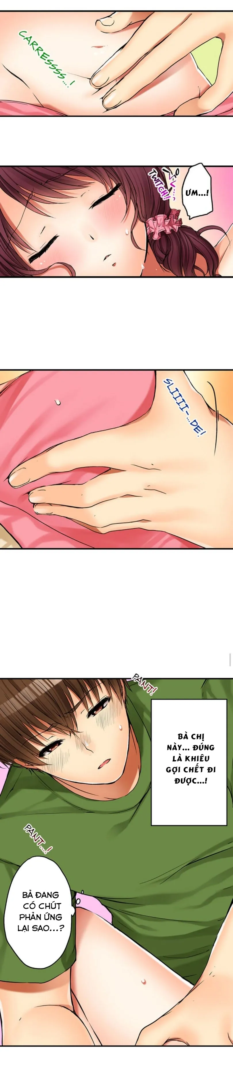 HentaiVN.net - Ảnh 13 - Chuyện Tình Giữa Tôi Và Cô Chị Không Cùng Huyết Thống! [I Did Naughty Things With My (Drunk) Sister] - Chap 2: Chị Gái Ngủ Quên