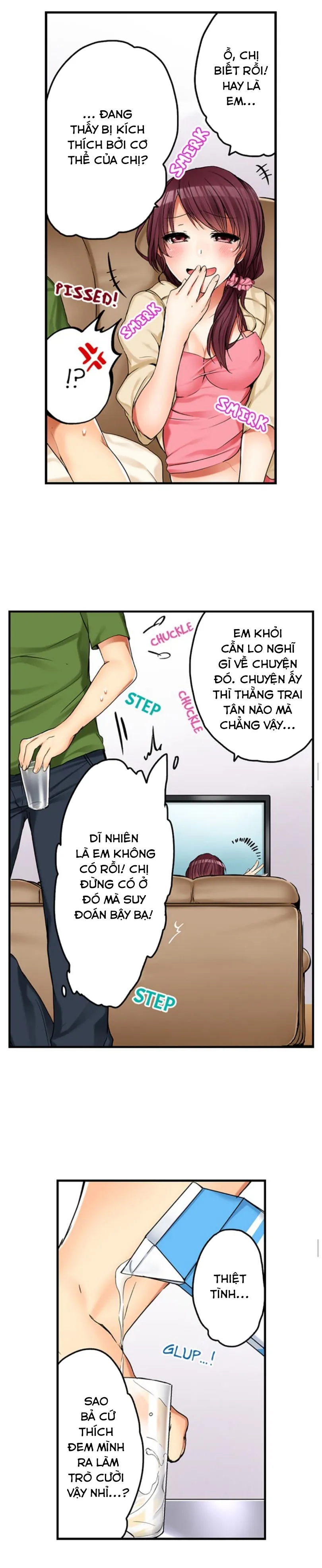 HentaiVN.net - Ảnh 8 - Chuyện Tình Giữa Tôi Và Cô Chị Không Cùng Huyết Thống! [I Did Naughty Things With My (Drunk) Sister] - Chap 2: Chị Gái Ngủ Quên