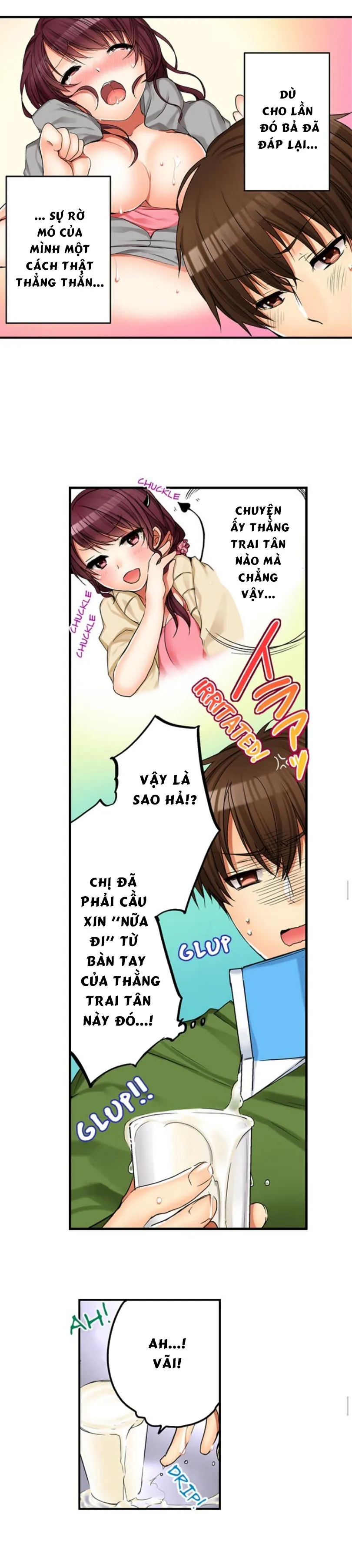 HentaiVN.net - Ảnh 9 - Chuyện Tình Giữa Tôi Và Cô Chị Không Cùng Huyết Thống! [I Did Naughty Things With My (Drunk) Sister] - Chap 2: Chị Gái Ngủ Quên