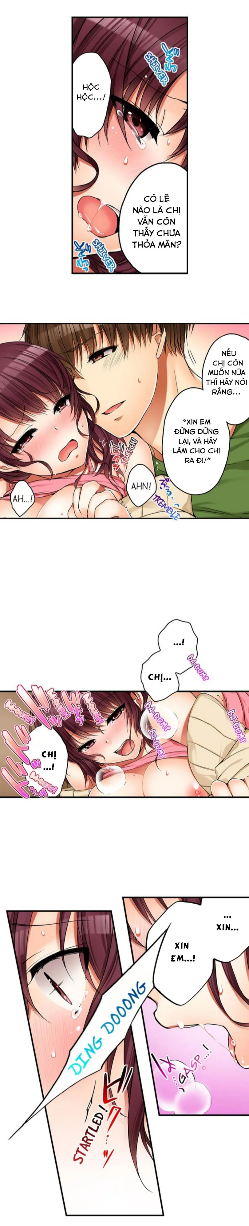 HentaiVN.net - Ảnh 12 - Chuyện Tình Giữa Tôi Và Cô Chị Không Cùng Huyết Thống! [I Did Naughty Things With My (Drunk) Sister] - Chap 3: Màn Hương Diễm Nơi Ghế Sofa!