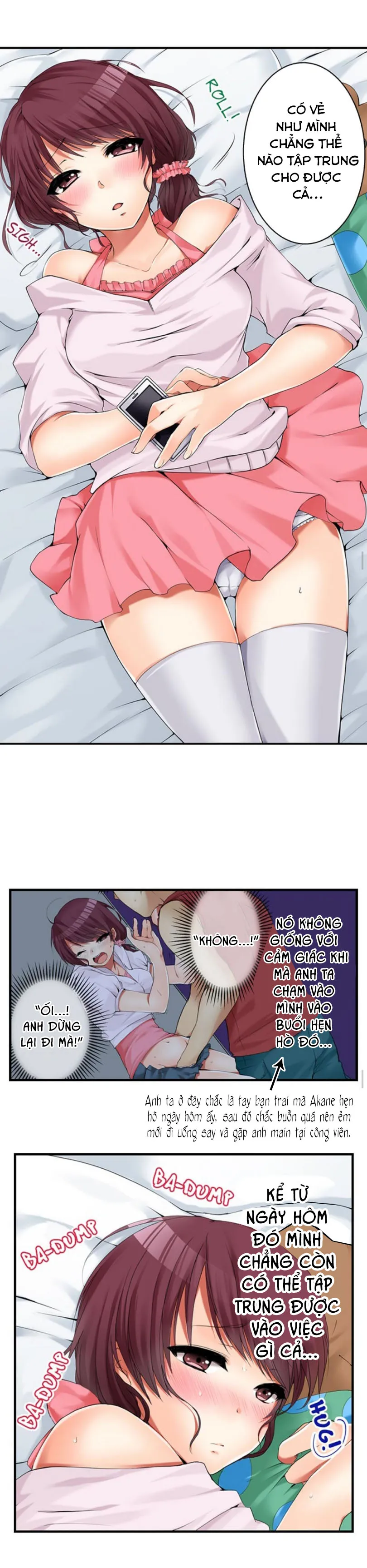 HentaiVN.net - Ảnh 3 - Chuyện Tình Giữa Tôi Và Cô Chị Không Cùng Huyết Thống! [I Did Naughty Things With My (Drunk) Sister] - Chap 4: Tắm Tiên Cùng Chị! (1)