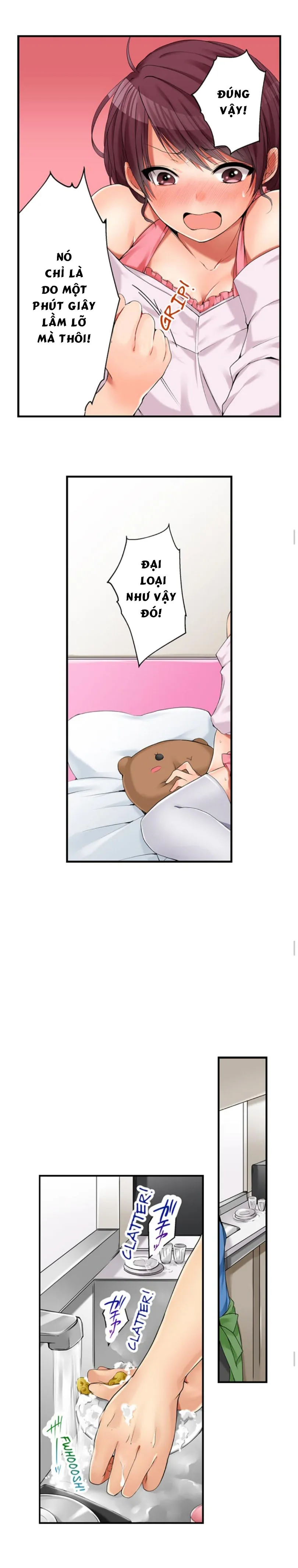 HentaiVN.net - Ảnh 6 - Chuyện Tình Giữa Tôi Và Cô Chị Không Cùng Huyết Thống! [I Did Naughty Things With My (Drunk) Sister] - Chap 4: Tắm Tiên Cùng Chị! (1)