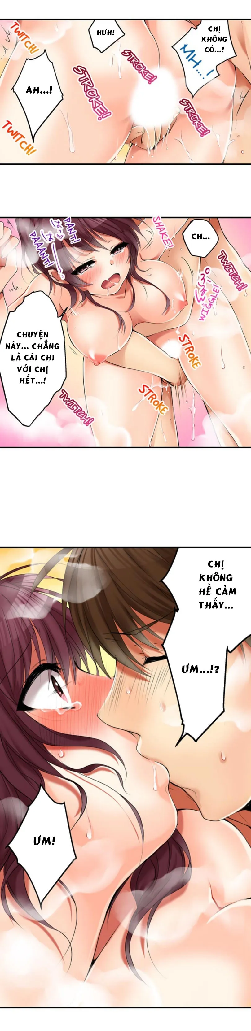 HentaiVN.net - Ảnh 15 - Chuyện Tình Giữa Tôi Và Cô Chị Không Cùng Huyết Thống! [I Did Naughty Things With My (Drunk) Sister] - Chap 5: Tắm Tiên Cùng Chị! (2)