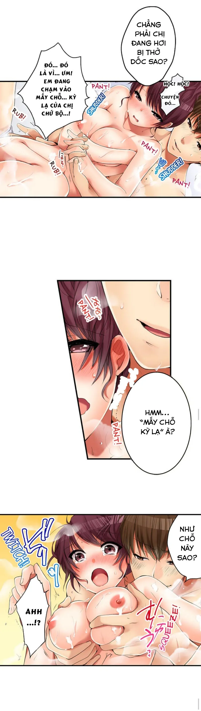 HentaiVN.net - Ảnh 7 - Chuyện Tình Giữa Tôi Và Cô Chị Không Cùng Huyết Thống! [I Did Naughty Things With My (Drunk) Sister] - Chap 5: Tắm Tiên Cùng Chị! (2)