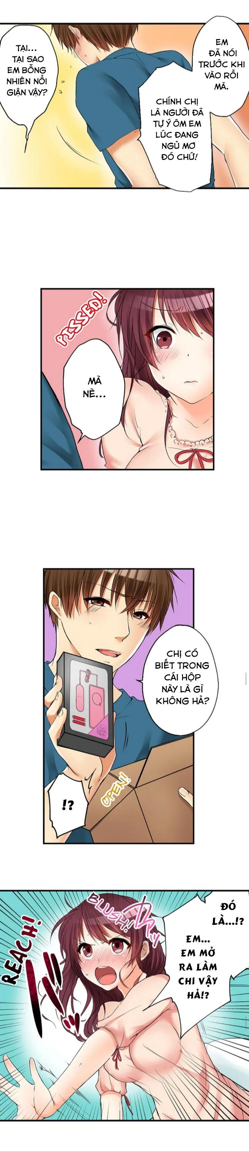 HentaiVN.net - Ảnh 13 - Chuyện Tình Giữa Tôi Và Cô Chị Không Cùng Huyết Thống! [I Did Naughty Things With My (Drunk) Sister] - Chap 7: Ghen!
