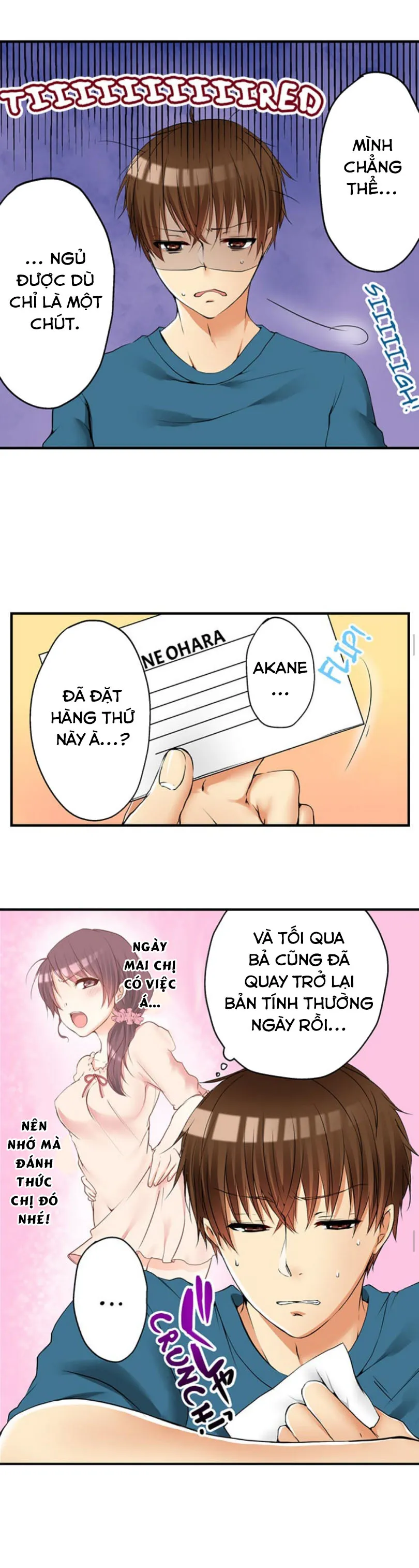 HentaiVN.net - Ảnh 3 - Chuyện Tình Giữa Tôi Và Cô Chị Không Cùng Huyết Thống! [I Did Naughty Things With My (Drunk) Sister] - Chap 7: Ghen!