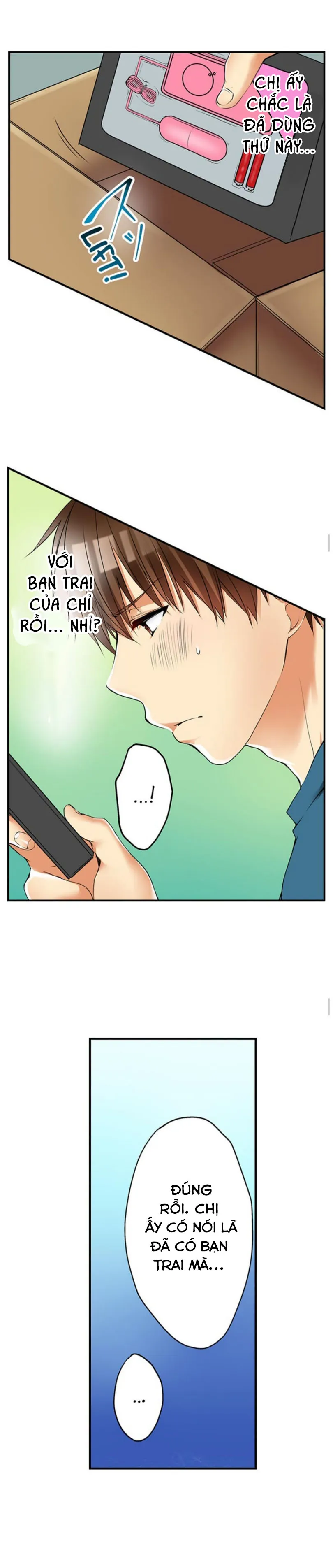 HentaiVN.net - Ảnh 4 - Chuyện Tình Giữa Tôi Và Cô Chị Không Cùng Huyết Thống! [I Did Naughty Things With My (Drunk) Sister] - Chap 7: Ghen!