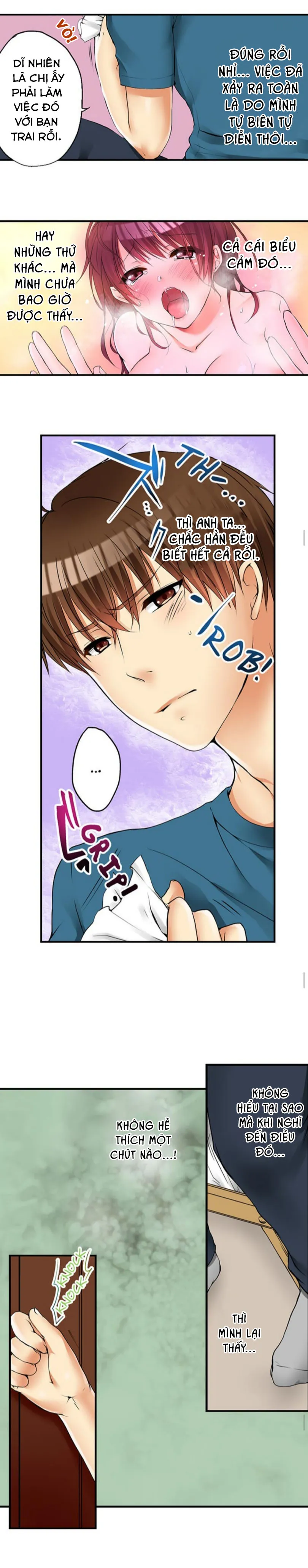 HentaiVN.net - Ảnh 5 - Chuyện Tình Giữa Tôi Và Cô Chị Không Cùng Huyết Thống! [I Did Naughty Things With My (Drunk) Sister] - Chap 7: Ghen!