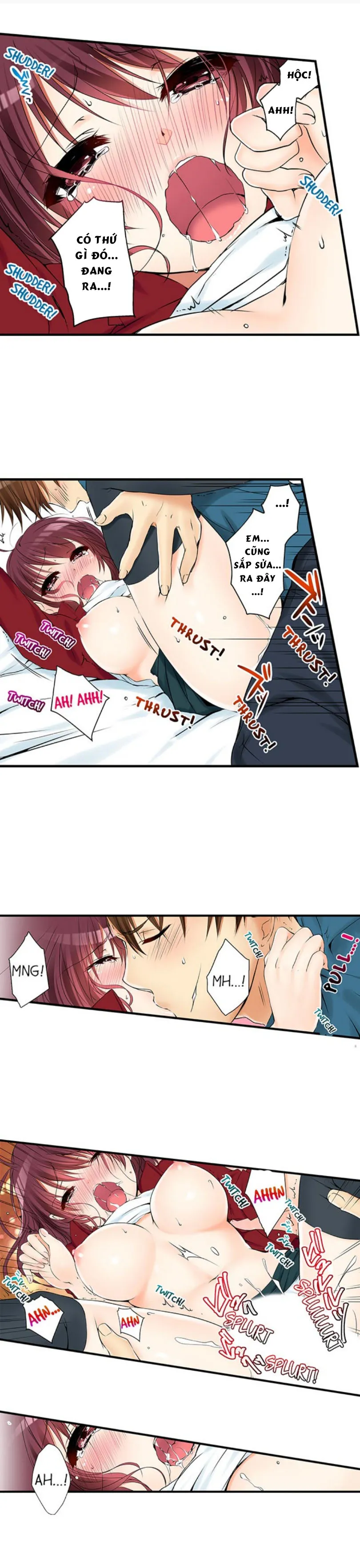 HentaiVN.net - Ảnh 11 - Chuyện Tình Giữa Tôi Và Cô Chị Không Cùng Huyết Thống! [I Did Naughty Things With My (Drunk) Sister] - Chap 9: Hai Chị Em Cùng Mất Zin!