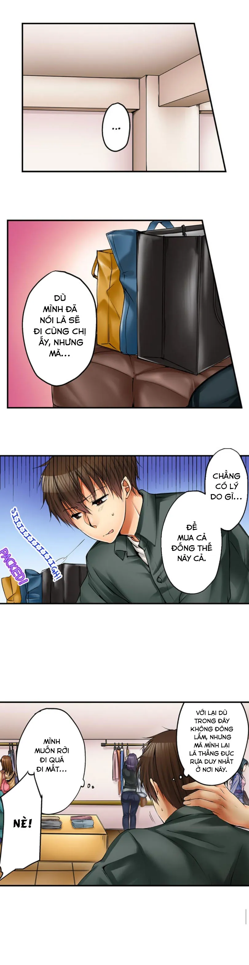 HentaiVN.net - Ảnh 6 - Chuyện Tình Giữa Tôi Và Cô Chị Không Cùng Huyết Thống! [I Did Naughty Things With My (Drunk) Sister] - Chap 11: Trong Phòng Thay Đồ! (1)