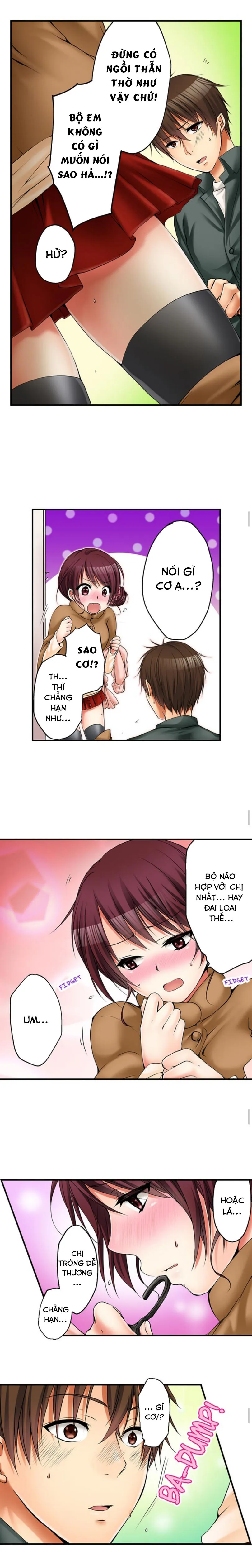 HentaiVN.net - Ảnh 7 - Chuyện Tình Giữa Tôi Và Cô Chị Không Cùng Huyết Thống! [I Did Naughty Things With My (Drunk) Sister] - Chap 11: Trong Phòng Thay Đồ! (1)