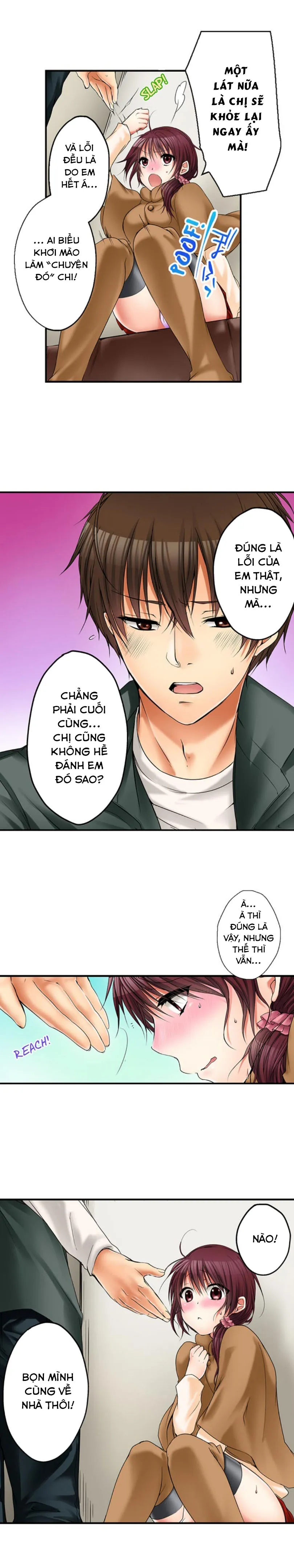 HentaiVN.net - Ảnh 11 - Chuyện Tình Giữa Tôi Và Cô Chị Không Cùng Huyết Thống! [I Did Naughty Things With My (Drunk) Sister] - Chap 12: Trong Phòng Thay Đồ! (2)