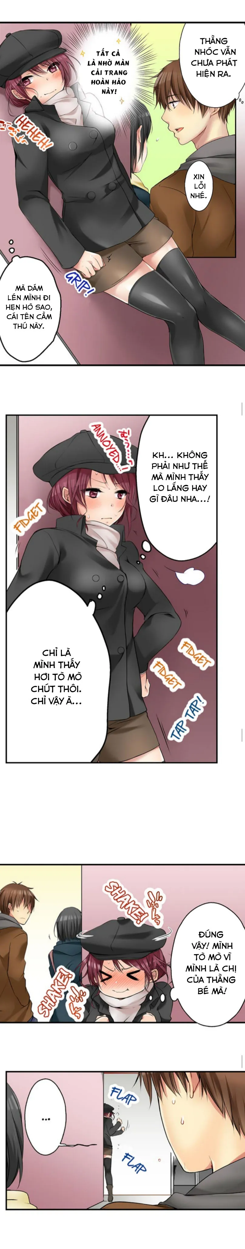 HentaiVN.net - Ảnh 5 - Chuyện Tình Giữa Tôi Và Cô Chị Không Cùng Huyết Thống! [I Did Naughty Things With My (Drunk) Sister] - Chap 14: Akane Điệp Viên 007!