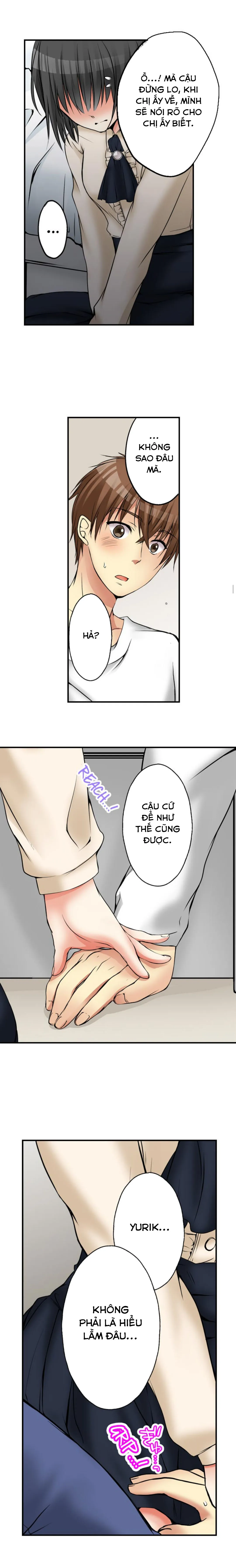 HentaiVN.net - Ảnh 11 - Chuyện Tình Giữa Tôi Và Cô Chị Không Cùng Huyết Thống! [I Did Naughty Things With My (Drunk) Sister] - Chap 16: Thịt Hay Không Thịt!?