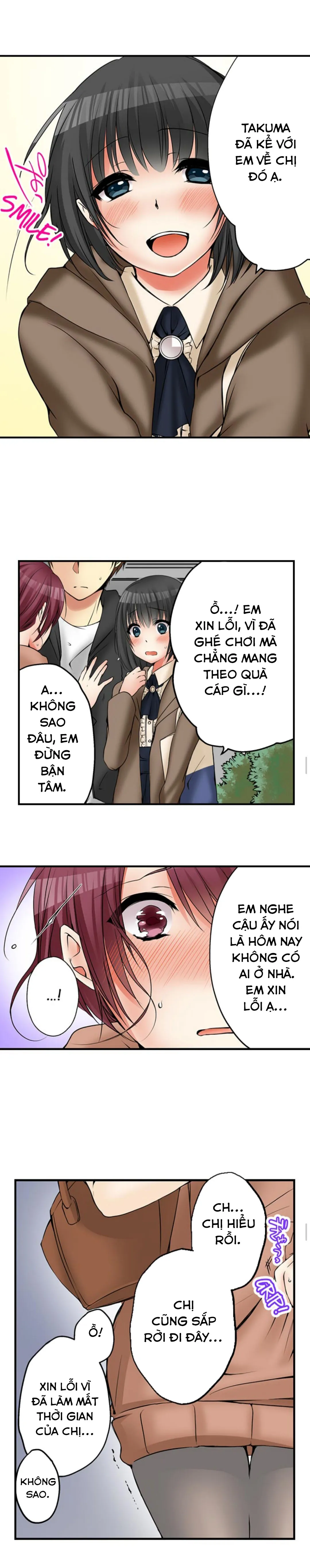 HentaiVN.net - Ảnh 8 - Chuyện Tình Giữa Tôi Và Cô Chị Không Cùng Huyết Thống! [I Did Naughty Things With My (Drunk) Sister] - Chap 16: Thịt Hay Không Thịt!?