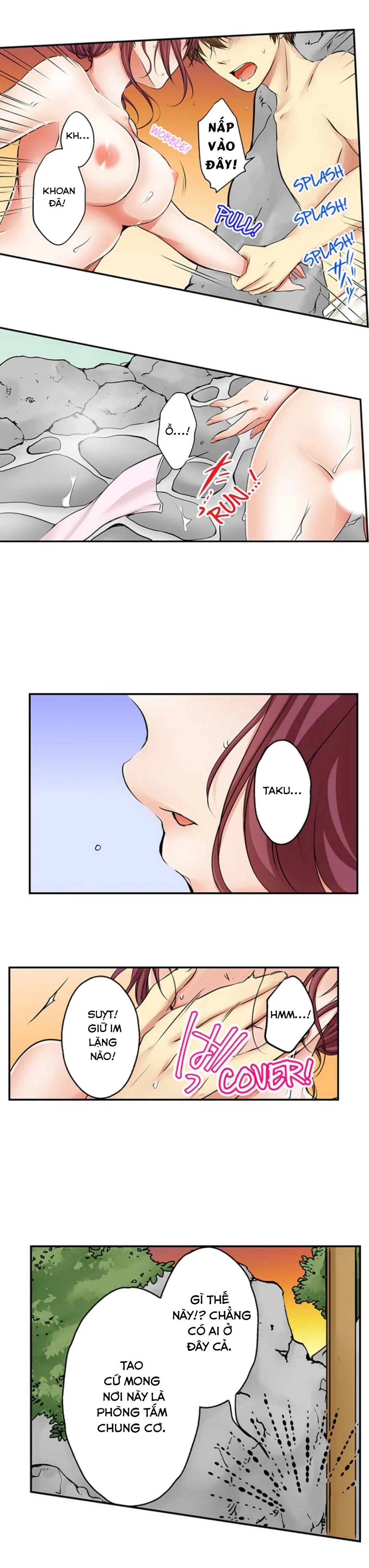 HentaiVN.net - Ảnh 10 - Chuyện Tình Giữa Tôi Và Cô Chị Không Cùng Huyết Thống! [I Did Naughty Things With My (Drunk) Sister] - Chap 20: Làm Tình Nơi Suối Nước Nóng (1)