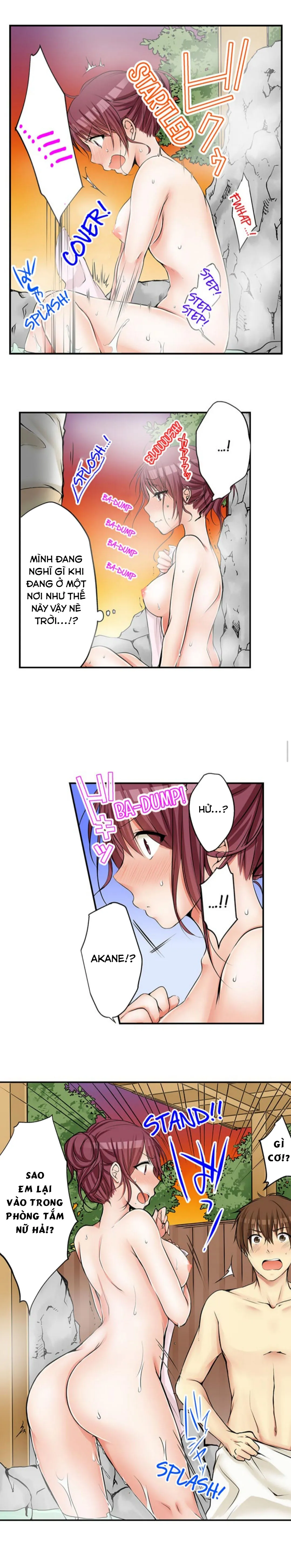 HentaiVN.net - Ảnh 8 - Chuyện Tình Giữa Tôi Và Cô Chị Không Cùng Huyết Thống! [I Did Naughty Things With My (Drunk) Sister] - Chap 20: Làm Tình Nơi Suối Nước Nóng (1)
