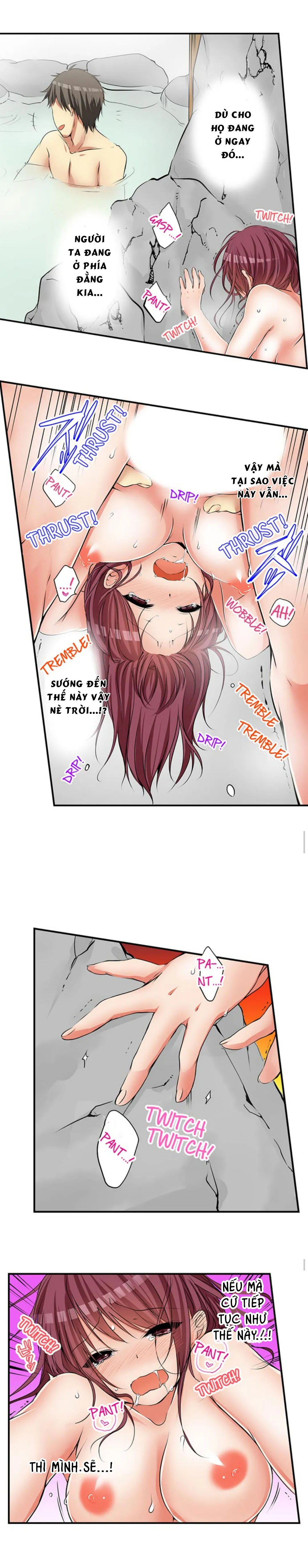 HentaiVN.net - Ảnh 9 - Chuyện Tình Giữa Tôi Và Cô Chị Không Cùng Huyết Thống! [I Did Naughty Things With My (Drunk) Sister] - Chap 21: Làm Tình Nơi Suối Nước Nóng (2)