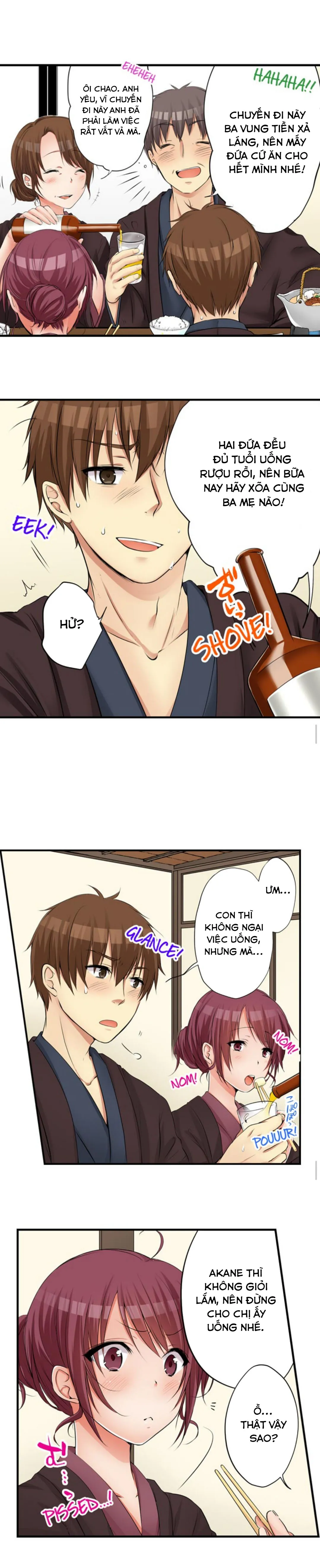 HentaiVN.net - Ảnh 8 - Chuyện Tình Giữa Tôi Và Cô Chị Không Cùng Huyết Thống! [I Did Naughty Things With My (Drunk) Sister] - Chap 22: Làm Tình Nơi Suối Nước Nóng (3)