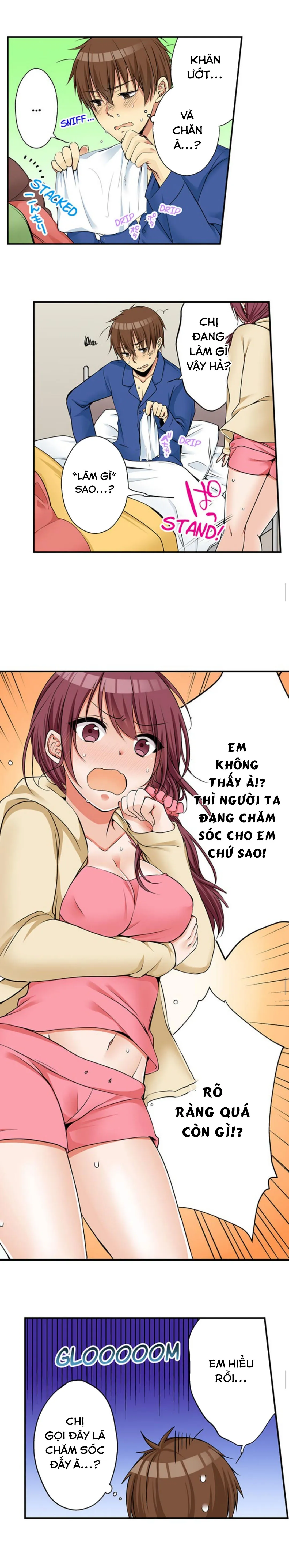 HentaiVN.net - Ảnh 7 - Chuyện Tình Giữa Tôi Và Cô Chị Không Cùng Huyết Thống! [I Did Naughty Things With My (Drunk) Sister] - Chap 25: Sự Chăm Sóc Của Akane!