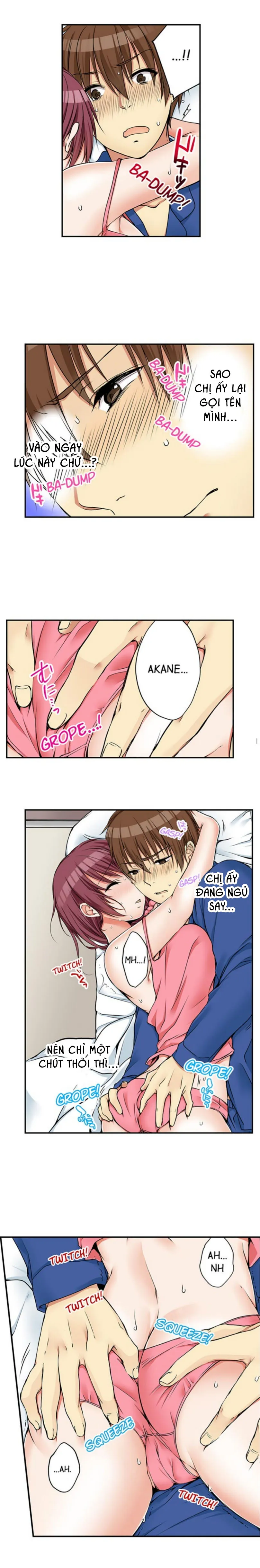 HentaiVN.net - Ảnh 10 - Chuyện Tình Giữa Tôi Và Cô Chị Không Cùng Huyết Thống! [I Did Naughty Things With My (Drunk) Sister] - Chap 26: Ngủ Chung (1)
