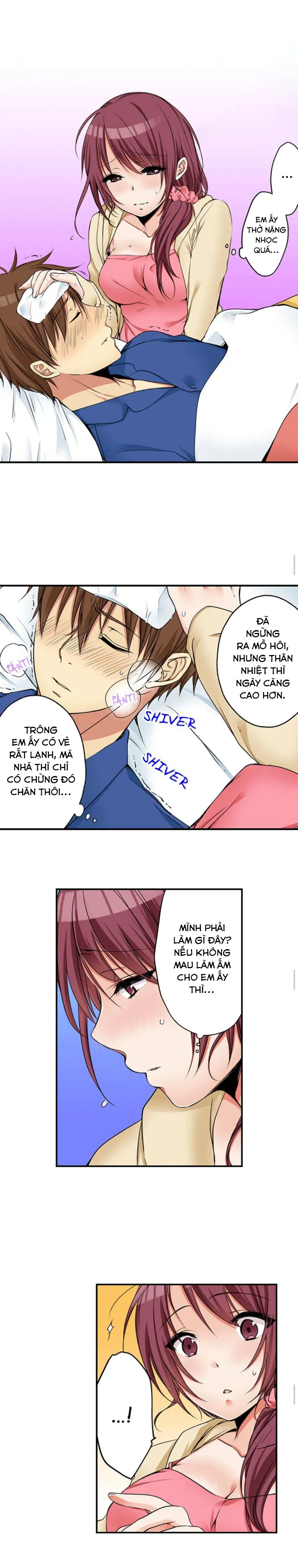 HentaiVN.net - Ảnh 5 - Chuyện Tình Giữa Tôi Và Cô Chị Không Cùng Huyết Thống! [I Did Naughty Things With My (Drunk) Sister] - Chap 26: Ngủ Chung (1)