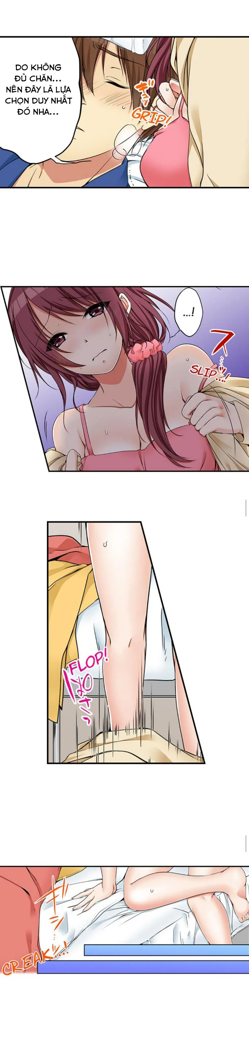 HentaiVN.net - Ảnh 6 - Chuyện Tình Giữa Tôi Và Cô Chị Không Cùng Huyết Thống! [I Did Naughty Things With My (Drunk) Sister] - Chap 26: Ngủ Chung (1)