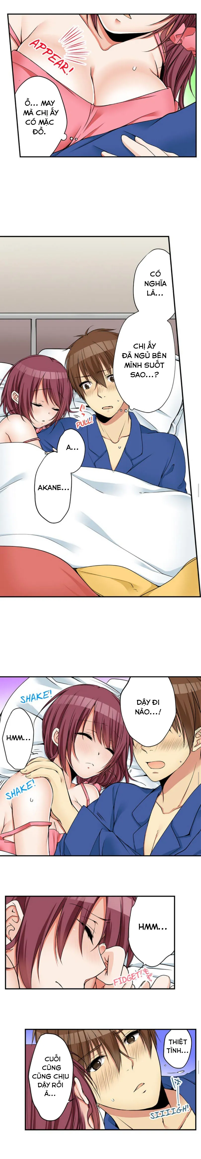 HentaiVN.net - Ảnh 8 - Chuyện Tình Giữa Tôi Và Cô Chị Không Cùng Huyết Thống! [I Did Naughty Things With My (Drunk) Sister] - Chap 26: Ngủ Chung (1)